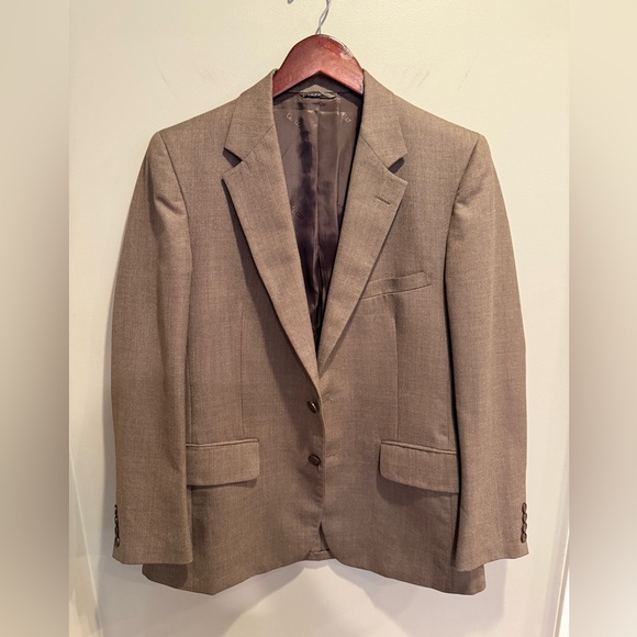 Vintage Botany 500 Mens Cartier Collection Brown Blazer Suit Jacket Sport Coat - Picture 2 of 16